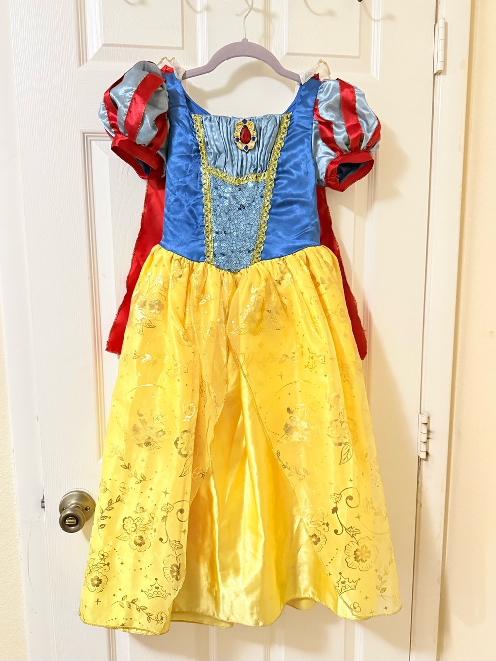 Disney Yellow, Blue & Red Classic Princess Dress